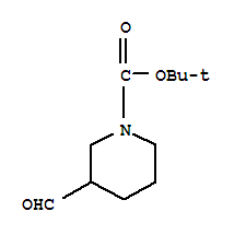 1-Boc-3-哌啶甲醛; 1-叔丁氧羰基-3-哌啶甲醛; 3-醛基哌啶-1-甲酸叔丁酯