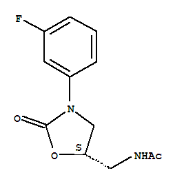 (S)-N-[[3-(3-氟苯基)-2-氧代-5-恶唑烷基]甲基]乙酰胺