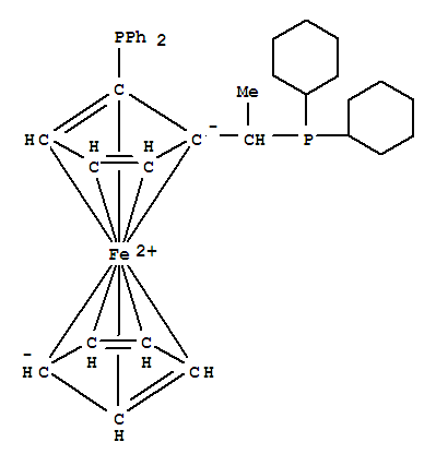 (R)-1-1[(S)-2-(二苯基膦)二茂铁]乙基二环已基膦