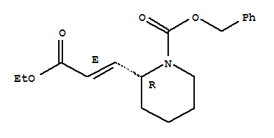 苄基(2R)-2-[(1E)-3-乙氧基-3-氧代-1-丙烯-1-基]-1-哌啶羧酸酯