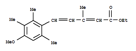乙基-5-(4-甲氧基-2,3,6-三甲苯基)-3-甲基-2,4-戊二烯酸酯