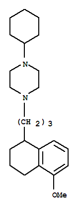 1-环己基-4-[3-(1,2,3,4-四氢-5-甲氧基-1-萘)丙基]-吡嗪