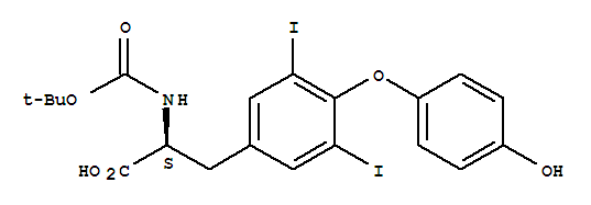 O-(4-羟基苯基)-3,5-二碘-N-{[(2-甲基-2-丙基)氧基]羰基}-L-酪氨酸