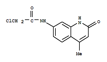 2-氯-N-(4-甲基-2-氧代-1,2-二氢-7-喹啉基)乙酰胺