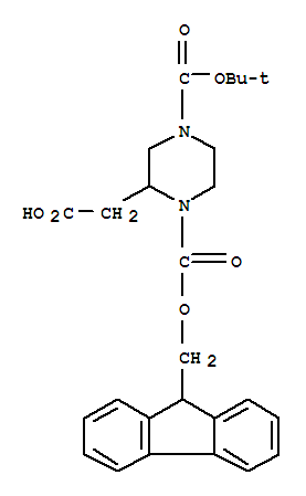 4-Boc-1-Fmoc-2-哌嗪乙酸