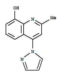 2-甲基-4-(1H-吡唑-1-基)-8-羟基喹啉