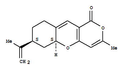 (5As,7s)-7-异丙烯基-3-甲基-6,7,8,9-四氢-5ah-吡喃并[4,3-b]色烯-1-酮