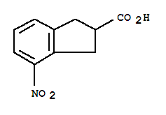 4-硝基茚满-2-羧酸