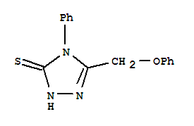 5-苯氧基甲基-4-苯基-4H-[1,2,4]三唑-3-硫醇