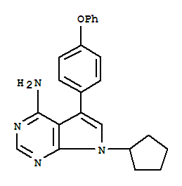 7-环戊基-5-(4-苯氧基苯基)-7H-吡咯并[2,3-d]嘧啶-4-胺