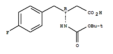 Boc-(R)-3-氨基-4-(4-氟苯基)丁酸