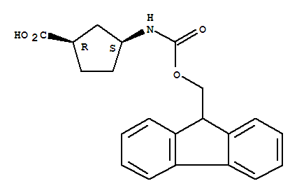 (-)-(1R,3S)-N-Fmoc-3-Aminocyclopentanecarboxylic acid