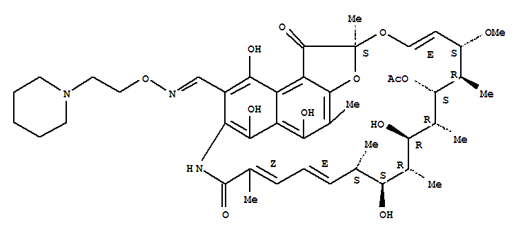 3-[[[2-(1-哌啶基)乙氧基]亚氨基]甲基]利福霉素