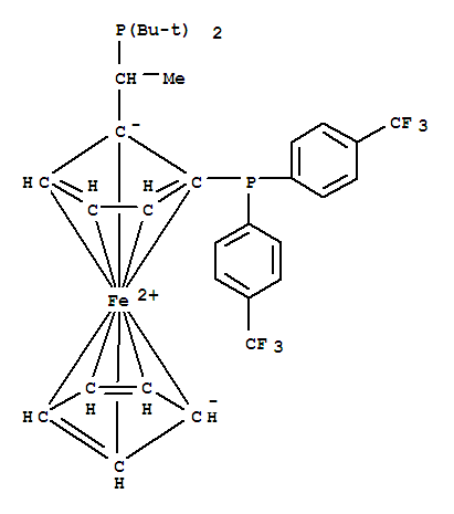 (R)-(-)-1-[(S)-2-双(4-三氟甲基苯)磷二茂铁]乙基二叔丁基膦