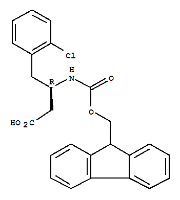 Fmoc-(R)-3-氨基-4-(2-氯苯基)丁酸