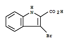 3-溴吲哚-2-甲酸