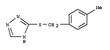 3-[(4-甲基苯甲基)硫代]-1H-1,2,4-三唑