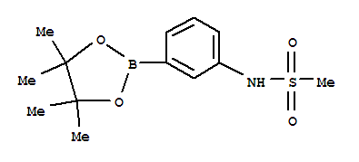 N-[3-(4,4,5,5-四甲基-1,3,2-二氧杂硼烷-2-基)苯基]甲基磺酰氯