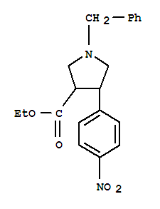 1-苄基-4-(4-硝基-苯基)-吡咯烷-3-羧酸乙酯