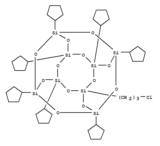1-(3-氯丙基)-3,5,7,9,11,13,15-七环戊基五环[9.5.1.13,9.15,15.17,13]八硅氧烷