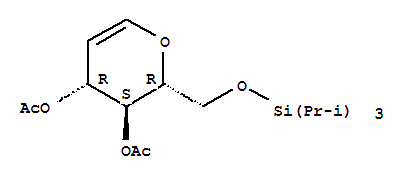 3,4-二-O-乙酰基-6-O-(三异丙基硅基)-D-葡烯糖