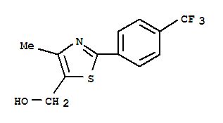 [4-甲基-2-(4-(三氟甲基)苯酚)-1,3-噻唑-5-基]甲醇