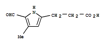 3-(5-甲酰基-4-甲基-1H-吡咯-2-基)丙酸