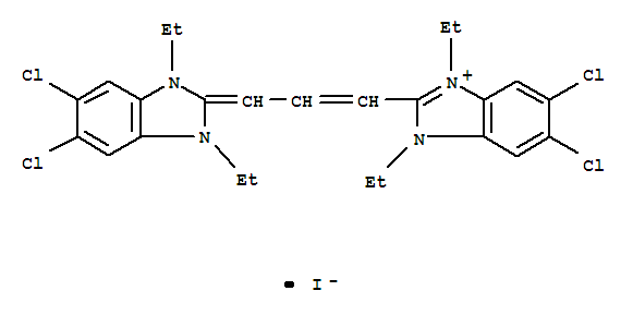 5,5',6,6'-四氯-1,1',3,3'-四乙基苯并咪唑羰花菁碘化物 618533