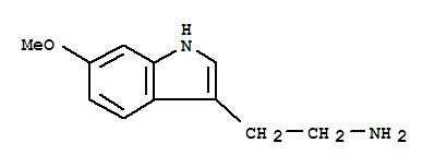 6-甲氧基色胺; 3-(2-氨基乙基)-6-甲氧基吲哚