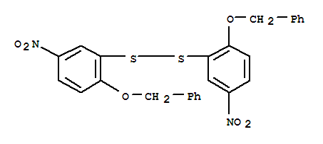 二(2-苄氧基-3-硝基苯基)二硫醚