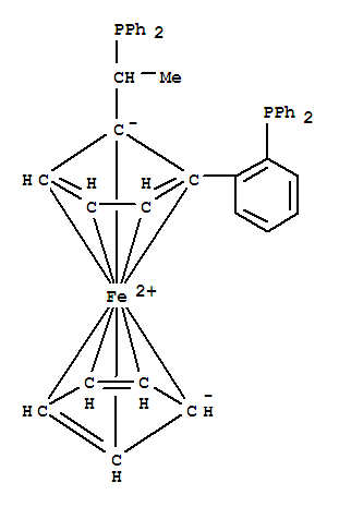 (+)- 1 - [(R)-2 - (2' -二苯膦苯基)二茂铁基]乙基苯基膦