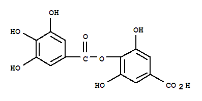 3,5-二羟基-4-[(3,4,5-三羟基苯甲酰基)氧基]苯甲酸