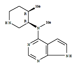N-甲基-N-[（3R，4R）-4-甲基哌啶-3-基]-7H-吡咯并[2,3-d]嘧啶-4-胺