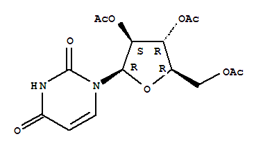 1-(2-O,3-O,5-O-三乙酰基-beta-D-阿拉伯呋喃糖基)-2,4(1H,3H)-嘧啶二酮