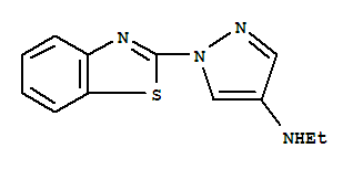 2-[4-(乙基氨基)-1H-吡唑-1-基]苯并噻唑