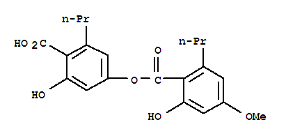 2-羟基-4-(2-羟基-4-甲氧基-6-丙基苯甲酰氧基)-6-丙基苯甲酸