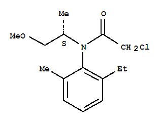 异丙甲草胺; 2-氯-N-(2-乙基-6-甲基苯基)-N-[(1S)-2-甲氧基-1-甲基乙基]乙酰胺