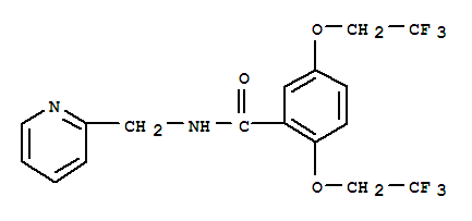 N-(2-吡啶基甲基)-2,5-二(2,2,2-三氟乙氧基)苯甲酰胺
