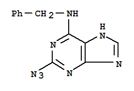 2-叠氮-6-苄基氨基嘌呤