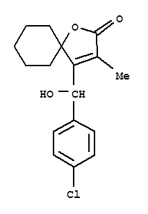 4-[(4-氯苯基)羟基甲基]-3-甲基-1-氧杂螺[4.5]癸-3-烯-2-酮