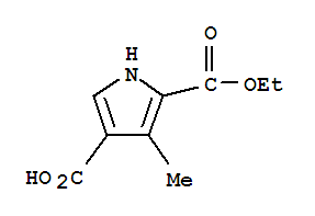 5-(乙氧基羰基)-4-甲基-1H-吡咯-3-羧酸