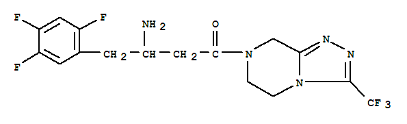 7-[1-氧代-3-氨基-4-(2,4,5-三氟苯基)丁基]-3-(三氟甲基)-5,6,7,8-四氢-1,2,4-三唑并[4,3-A]吡嗪