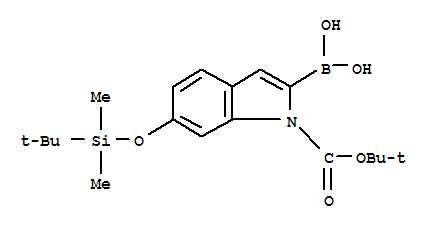2-硼-6-[[(1,1-二甲基乙基)二甲基甲硅烷基]氧基]-1H-吲哚-1-羧酸-1-(1,1-二甲基乙基)酯