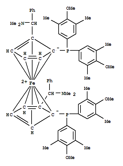 (RP,R′P)-1,1′-双[双(4-甲氧基-3,5-二甲苯基)膦基]-2,2′-双[(S)-α-(二甲氨基)苯甲基]二茂铁
