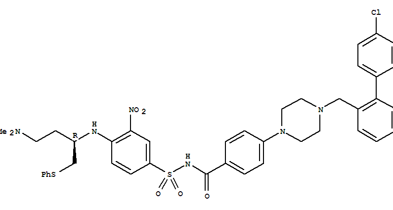 4-[4-[(4-氯[1,1-联苯]-2-基)甲基]-1-哌嗪基]-N-[[4-[[(1R)-3-(二甲基氨基)-1-[(苯硫基)甲基]丙基]氨基]-3-硝基苯基]磺酰基]苯甲酰胺