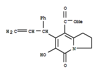 6-羟基-5-氧代-7-(1-苯基烯丙基)-1,2,3,5-四氢吲哚嗪-8-羧酸甲酯