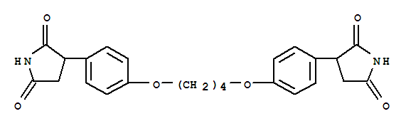 3-[4-[4-[4-(2,5-二氧代吡咯烷-3-基)苯氧基]丁氧基]苯基]吡咯烷-2,5-二酮