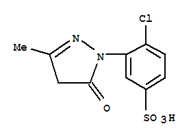 3-甲基-1-(2'-氯-5'-磺酸苯基)-5-吡唑啉酮