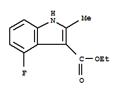 4-氟-2-甲基吲哚-3-甲酸乙酯