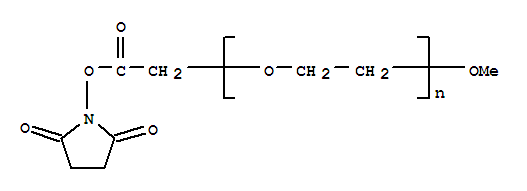 甲氧基聚乙二醇 5，000 乙酸 N-琥珀酰亚胺基酯